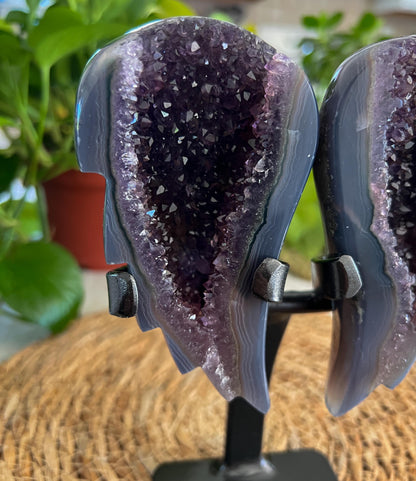Amethyst Angel Wings
