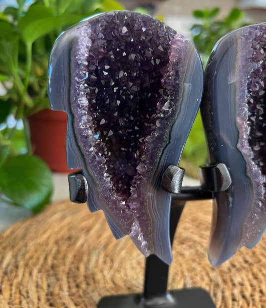 Amethyst Angel Wings