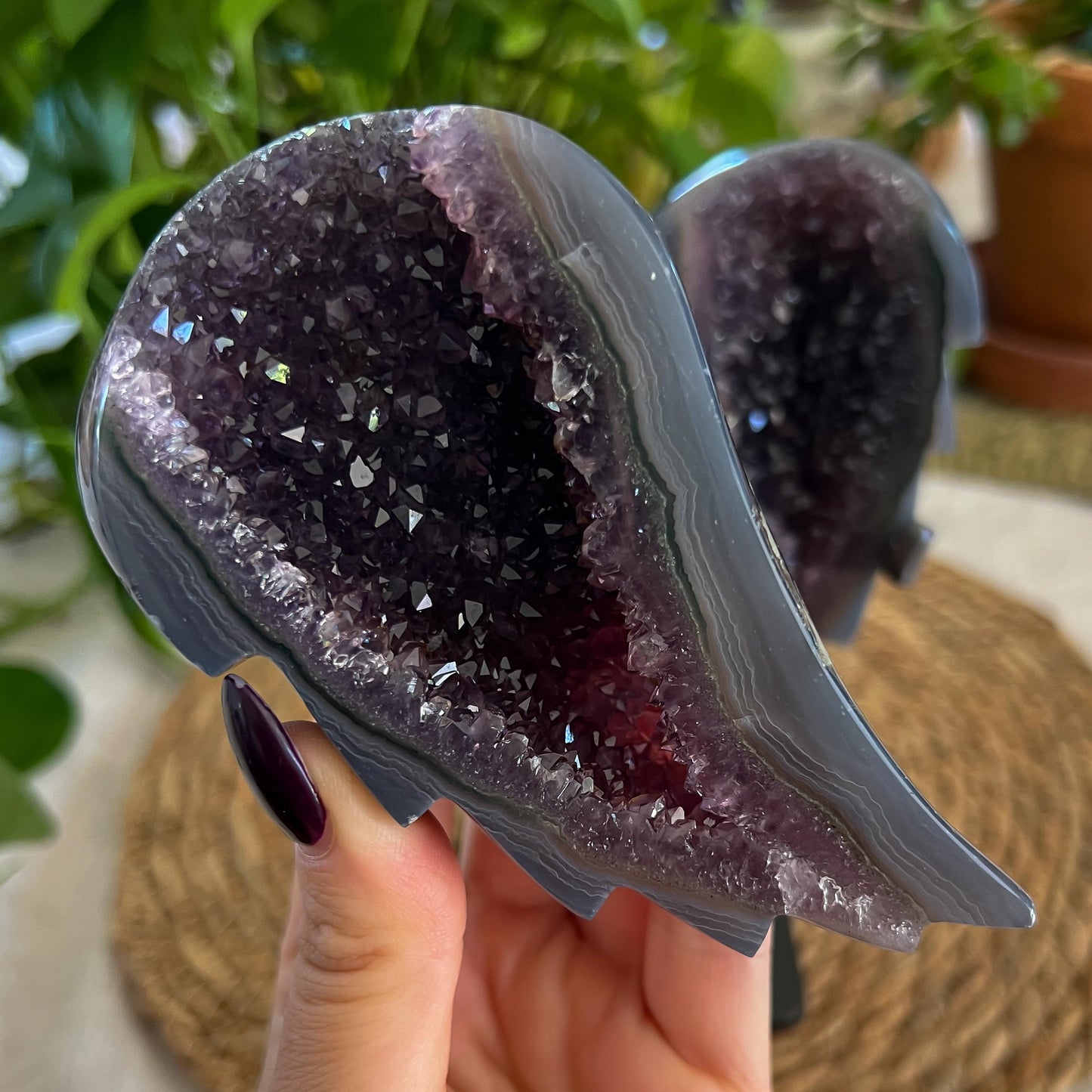 Amethyst Angel Wings