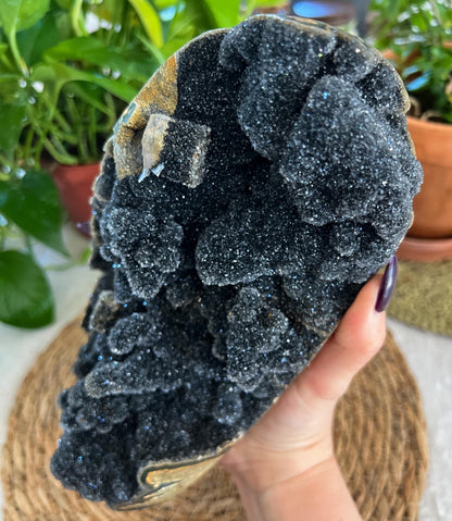 Black Amethyst Geode
