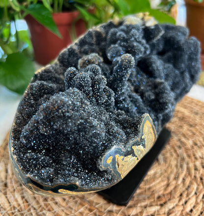 Black Amethyst Geode