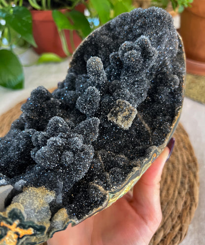 Black Amethyst Geode