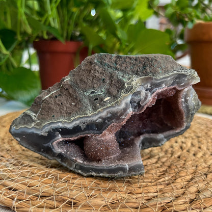 Druzy Red Agate Formation