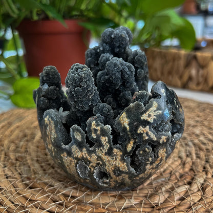 Black Galaxy Amethyst Geode