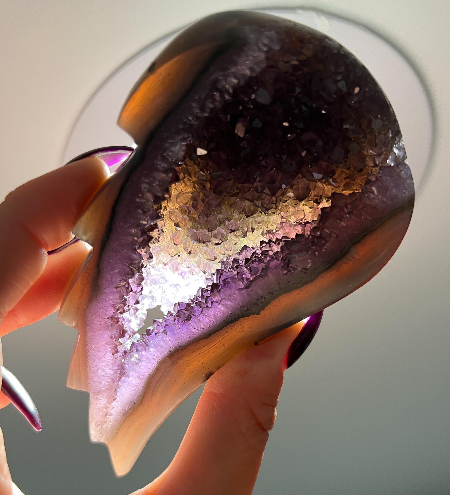 Amethyst Angel Wings