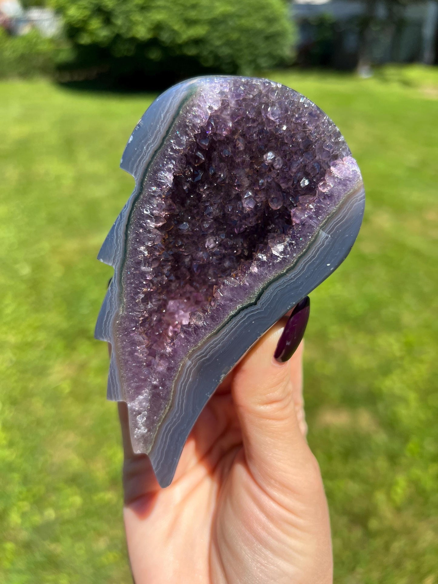 Amethyst Angel Wings