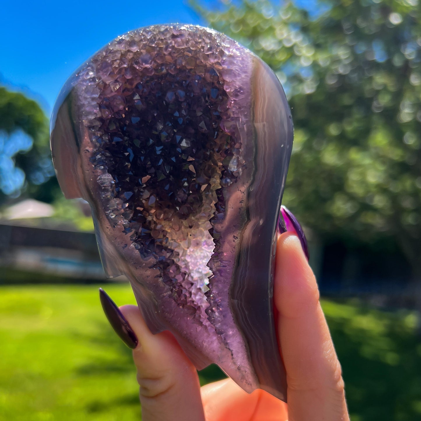 Amethyst Angel Wings