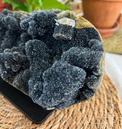 Black Amethyst Geode