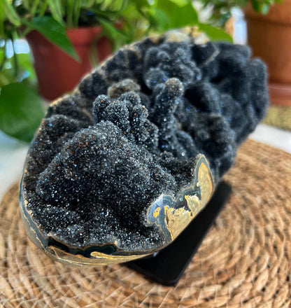 Black Amethyst Geode
