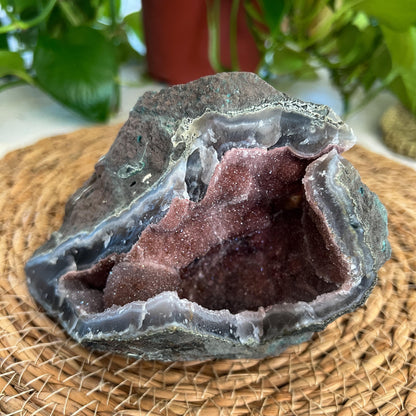 Druzy Red Agate Formation