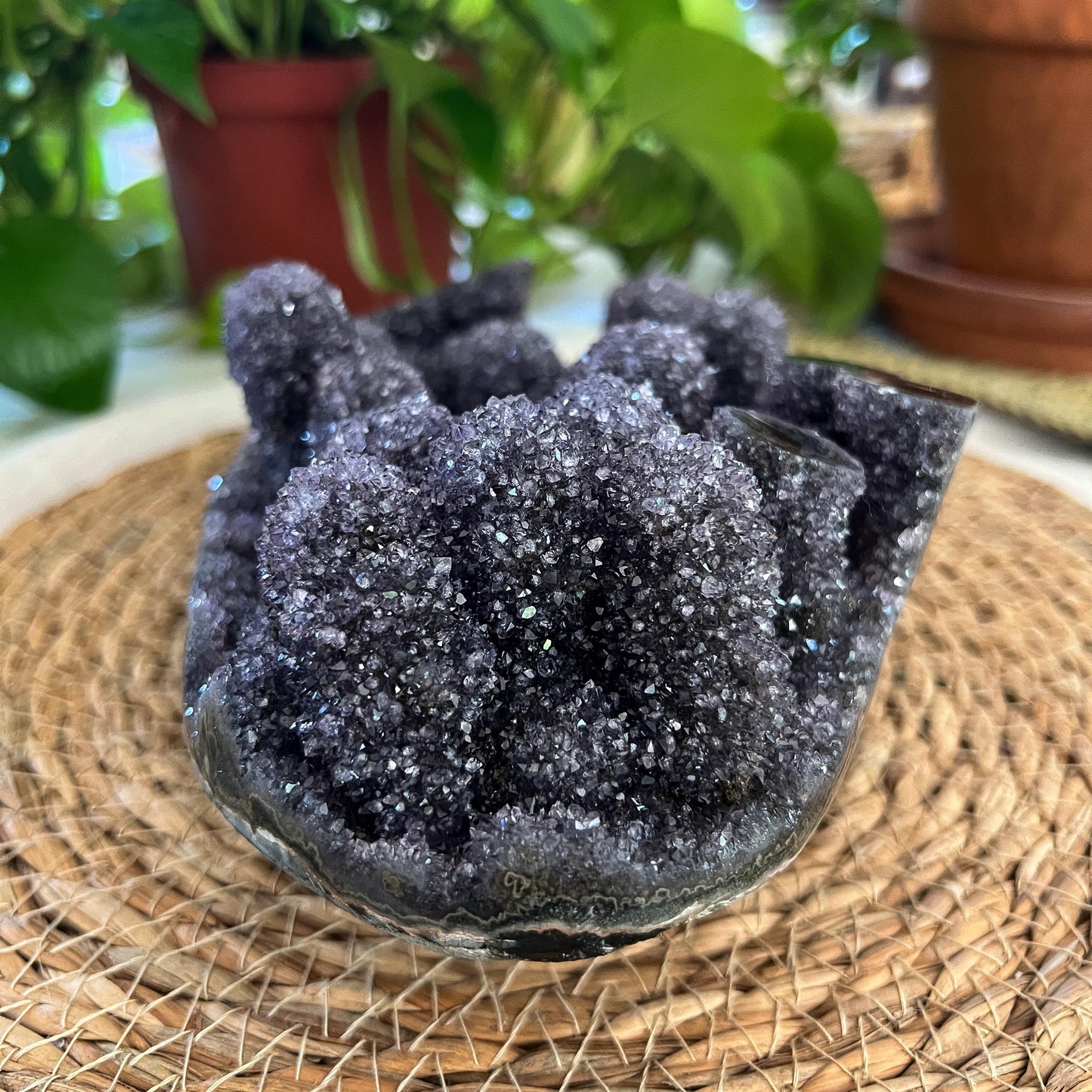 XL Amethyst Stalactite Formation