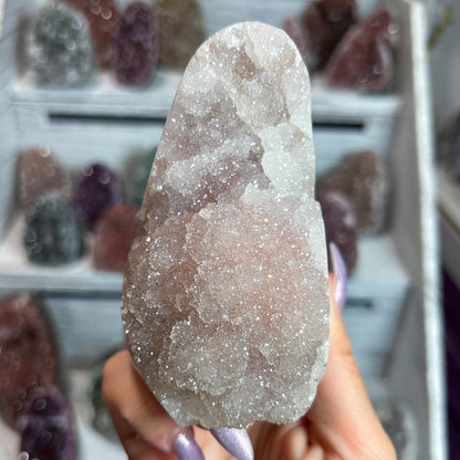 Rainbow Amethyst Crystal Cathedral Geode: Spiritual Reiki Centerpiece