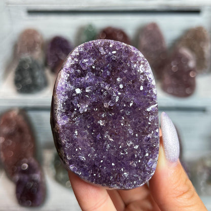 Rainbow Amethyst Crystal Cathedral Geode: Spiritual Reiki Centerpiece