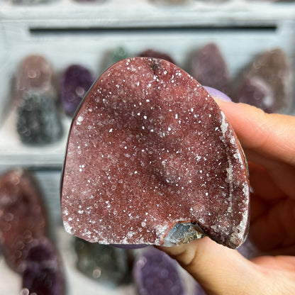 Rainbow Amethyst Crystal Cathedral Geode: Spiritual Reiki Centerpiece