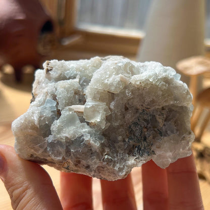 Sky Blue Cubic Fluorite