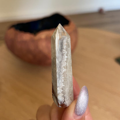 Crazy Lace Agate Tower
