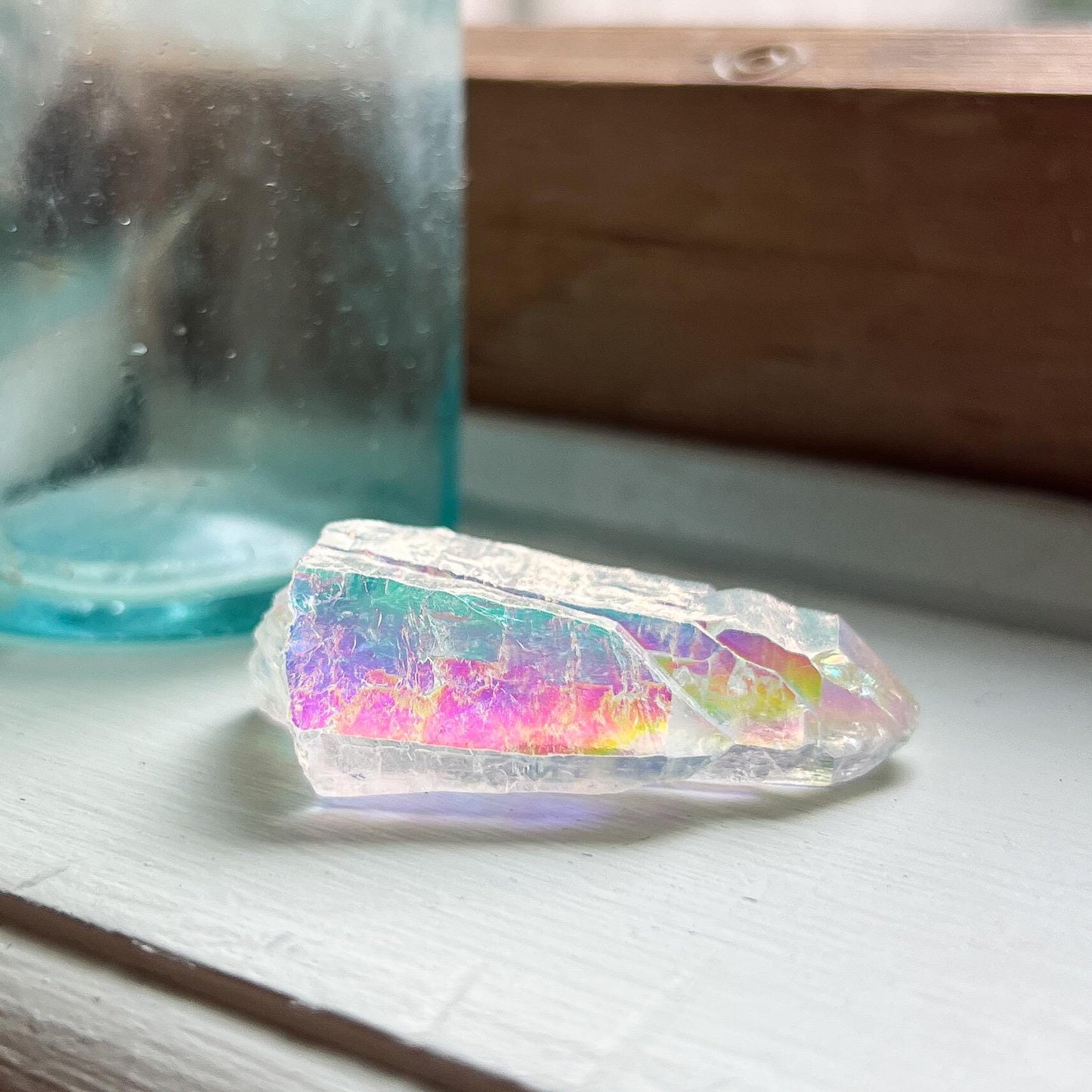 Angel Aura Lemurian Quartz Point