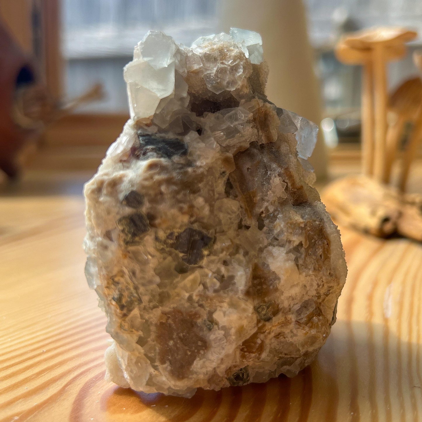 Sky Blue Cubic Fluorite