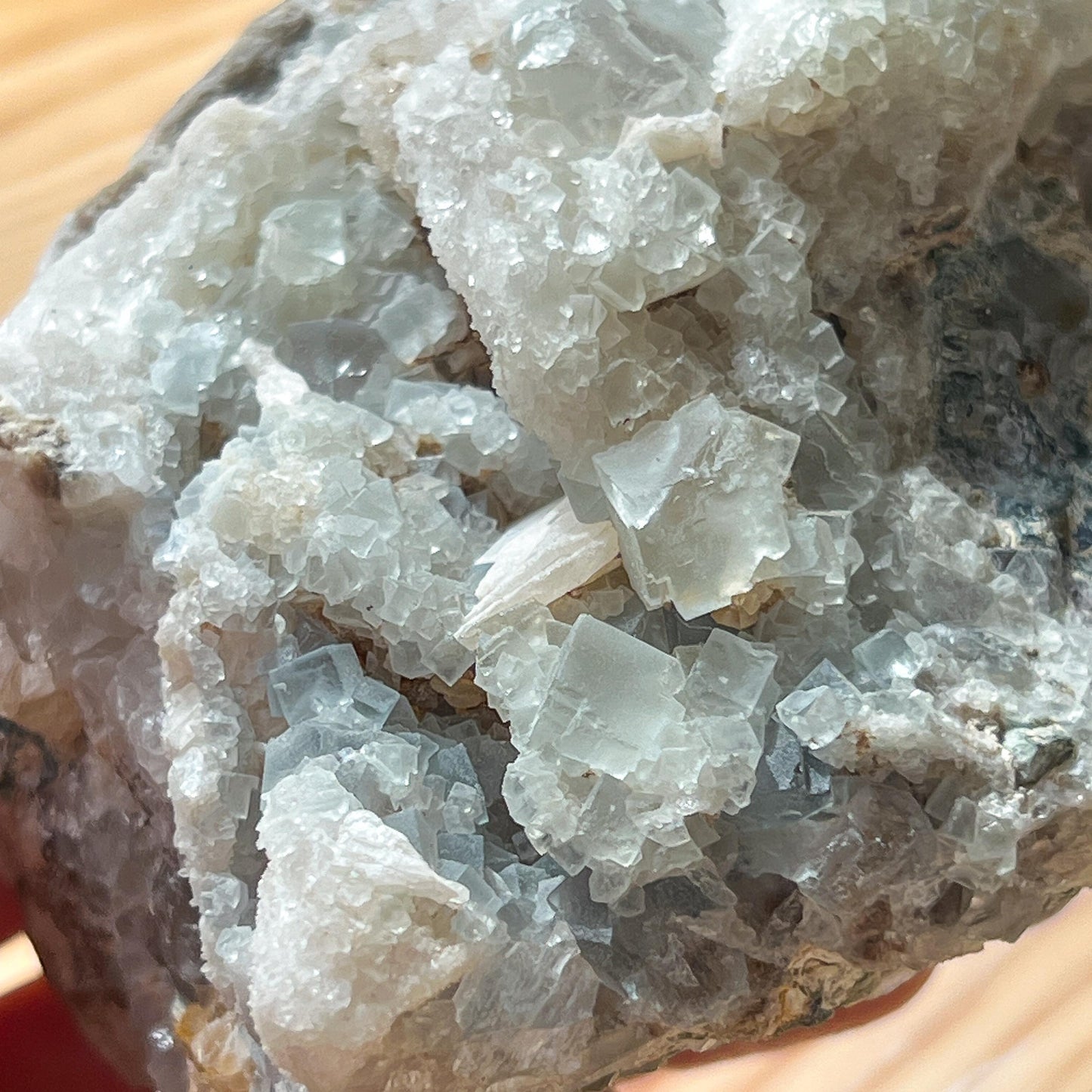 Sky Blue Cubic Fluorite