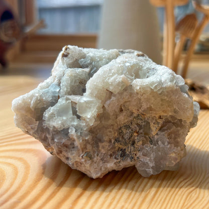 Sky Blue Cubic Fluorite