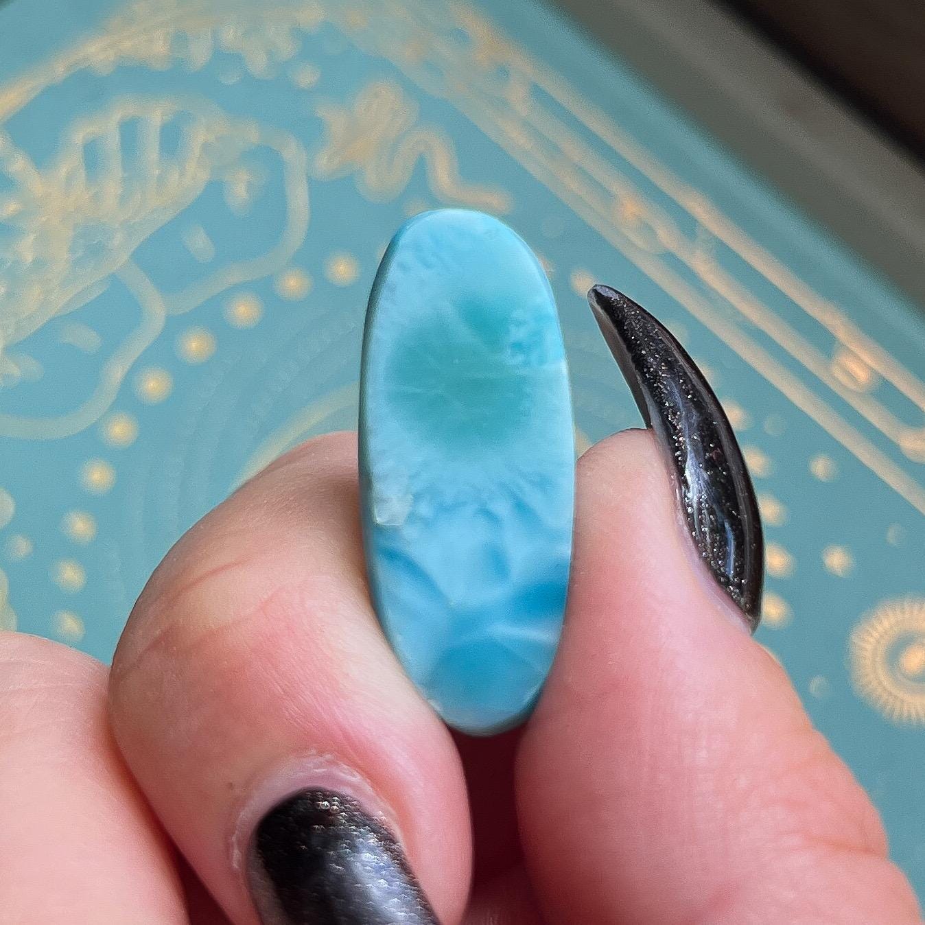 Blue Larimar Cabochon