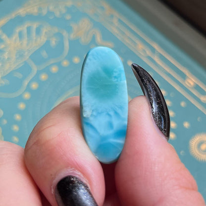 Blue Larimar Cabochon