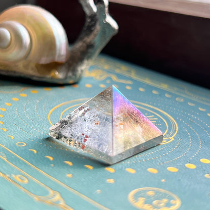 Aura Garden Quartz Pyramid