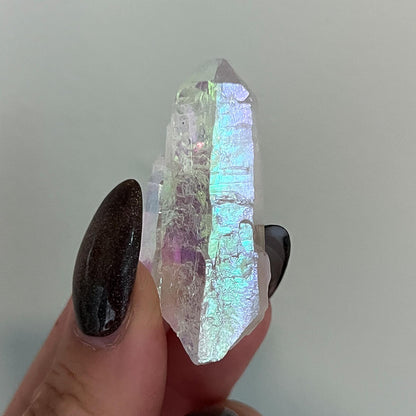 Angel Aura Lemurian Quartz Point
