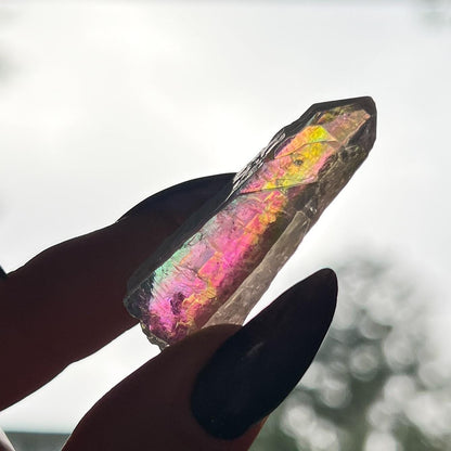 Angel Aura Lemurian Quartz Point