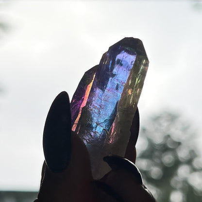 Angel Aura Lemurian Quartz Point