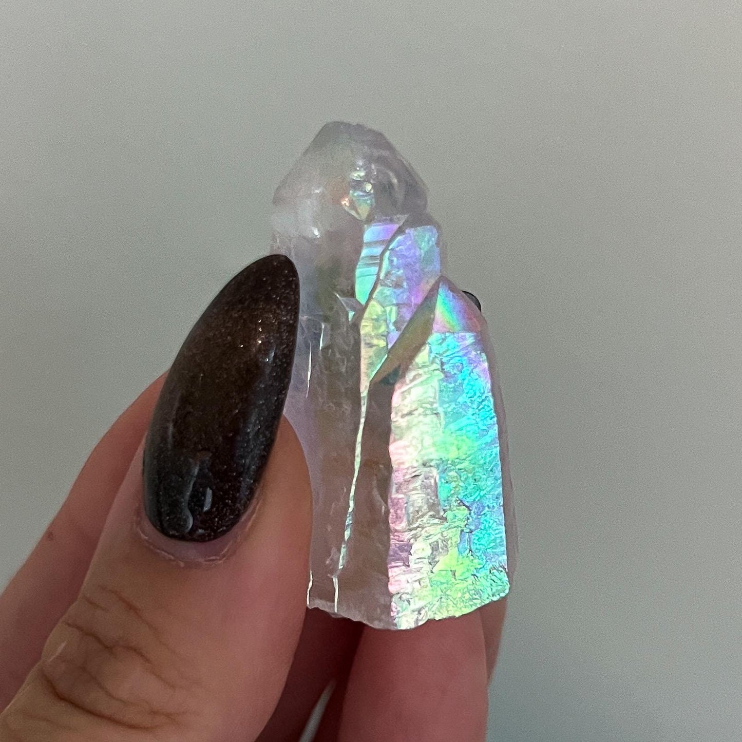 Angel Aura Lemurian Quartz Point