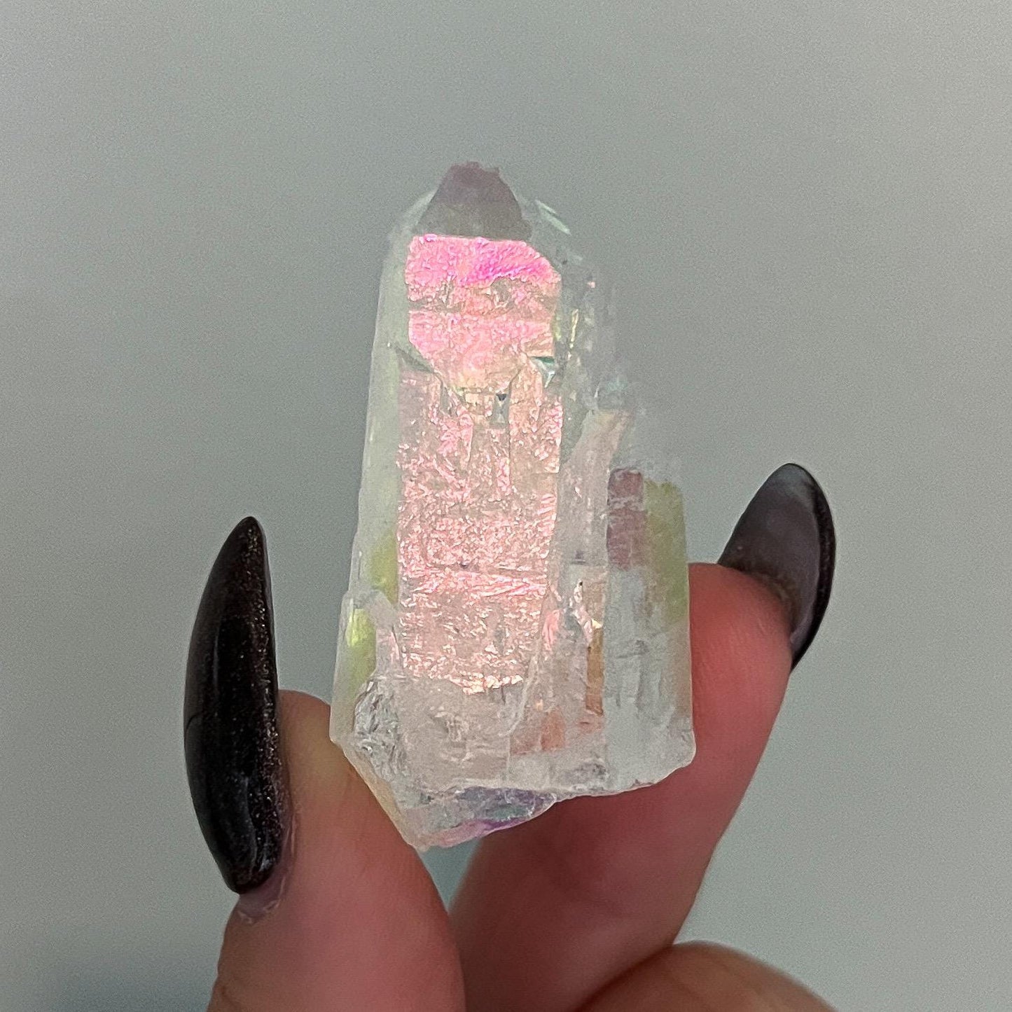 Angel Aura Lemurian Quartz Point