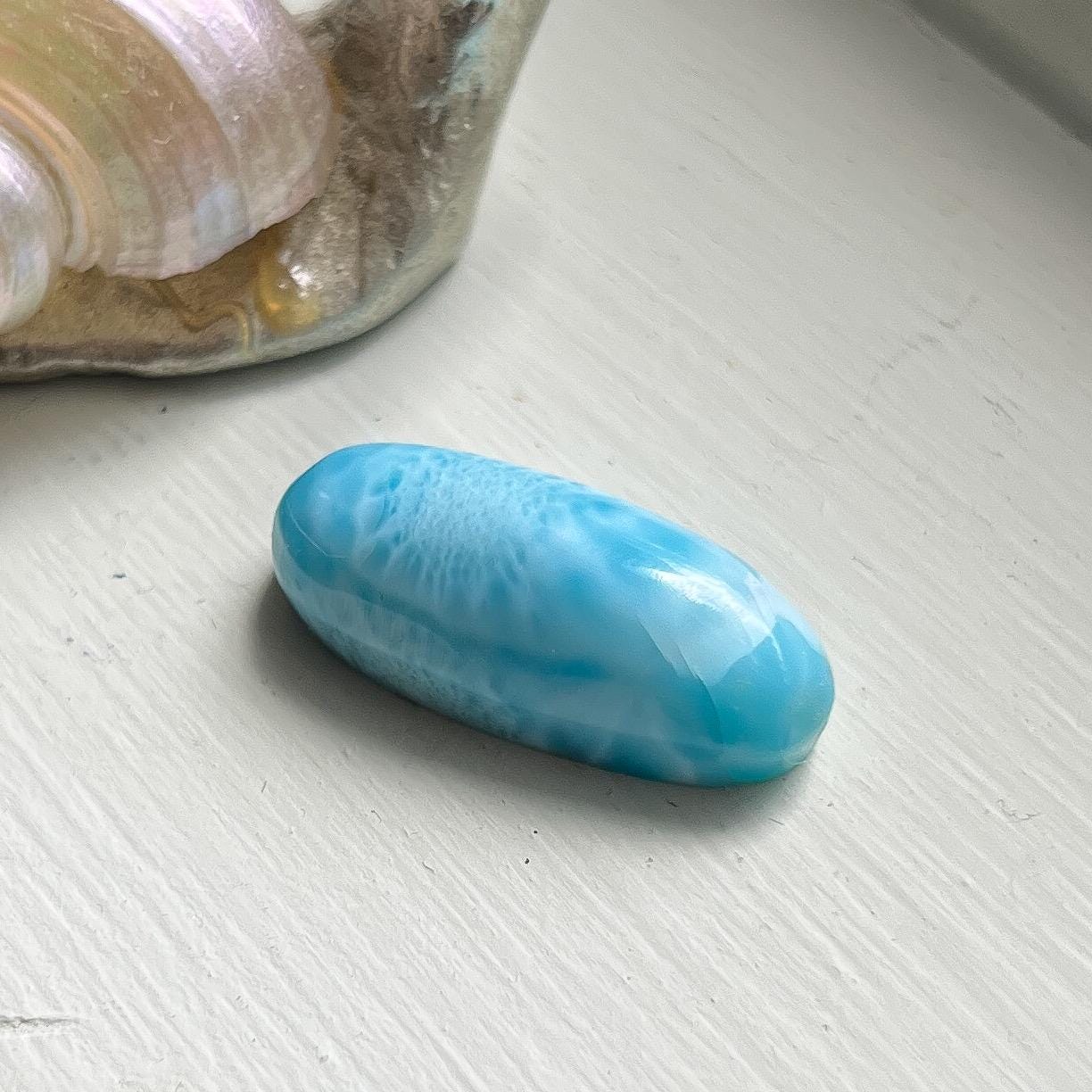 Blue Larimar Cabochon