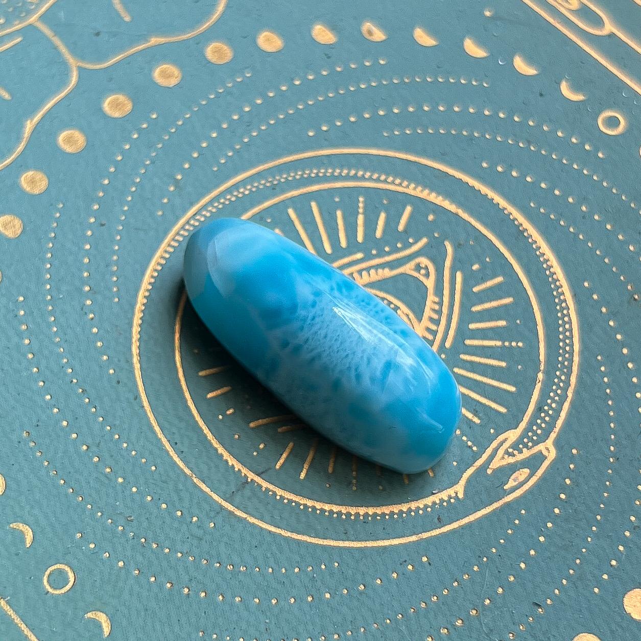 Blue Larimar Cabochon