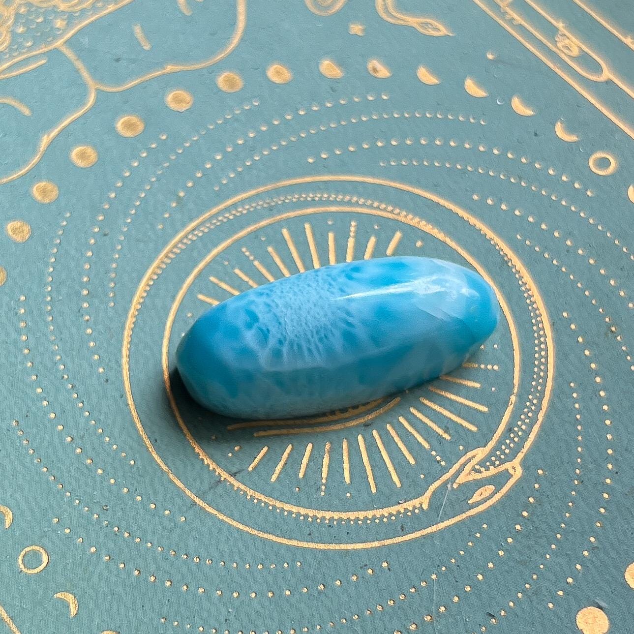 Blue Larimar Cabochon