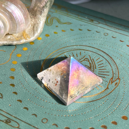 Aura Garden Quartz Pyramid