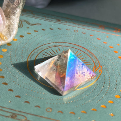 Aura Garden Quartz Pyramid