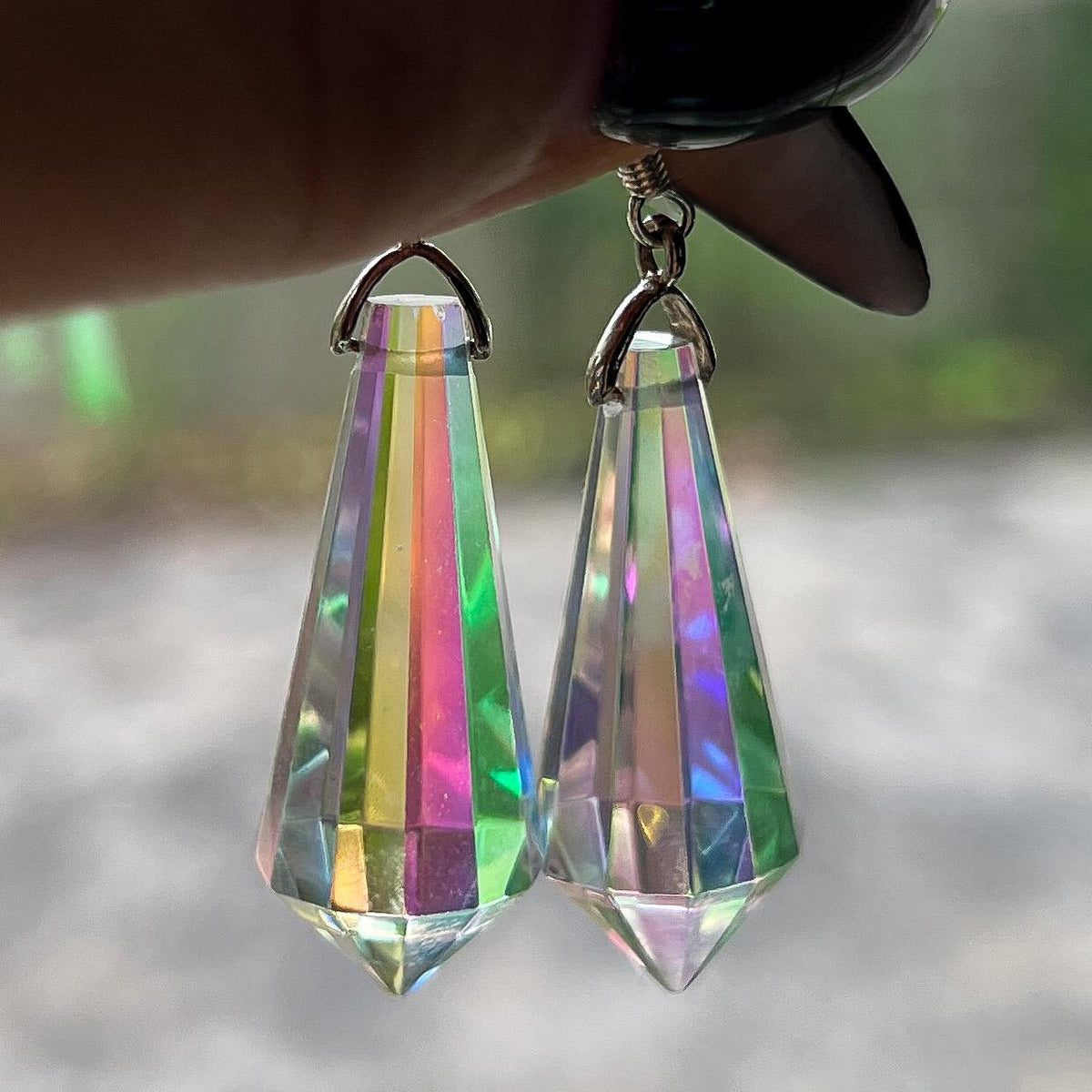 Rainbow Quartz Earrings