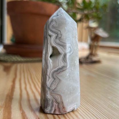 Crazy Lace Agate Tower
