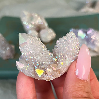Rainbow Aura Spirit Quartz