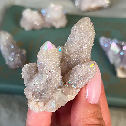 Rainbow Aura Spirit Quartz