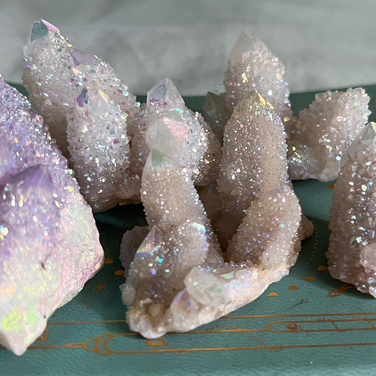 Rainbow Aura Spirit Quartz