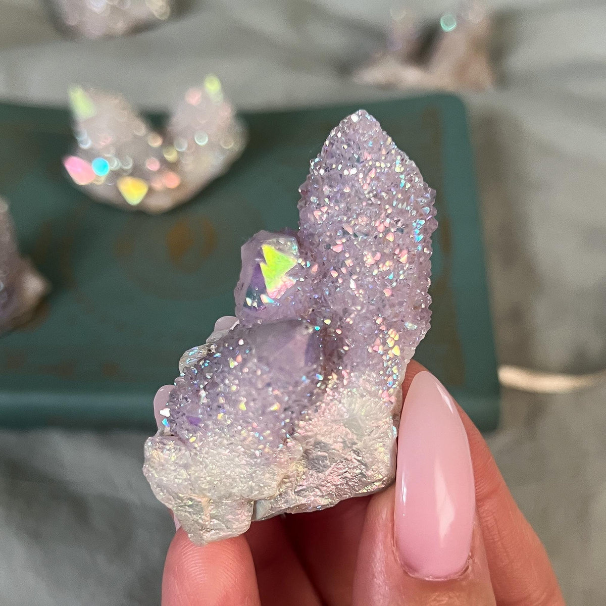 Rainbow Aura Spirit Quartz