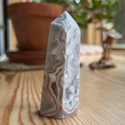 Crazy Lace Agate Tower