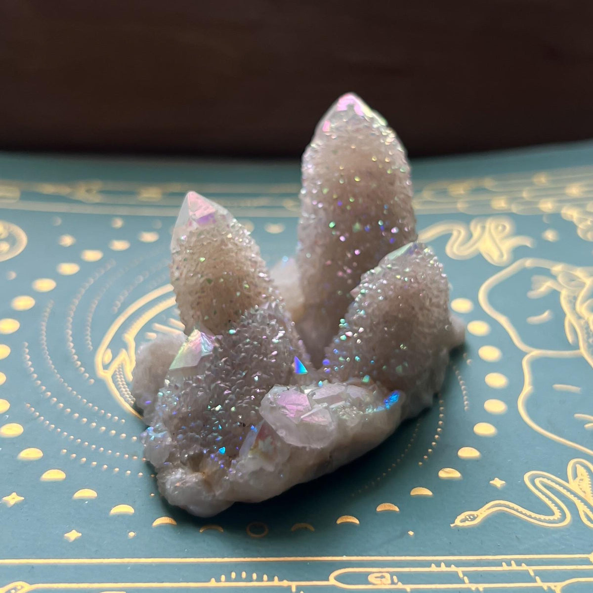 Rainbow Aura Spirit Quartz