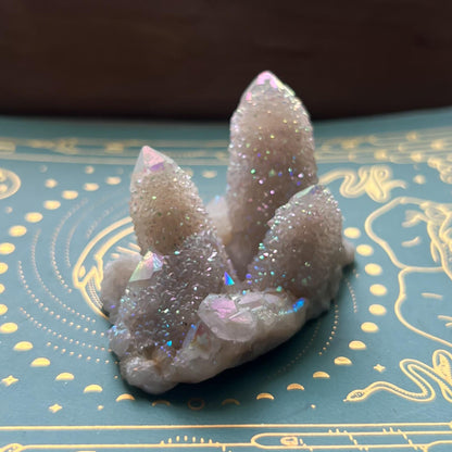 Rainbow Aura Spirit Quartz