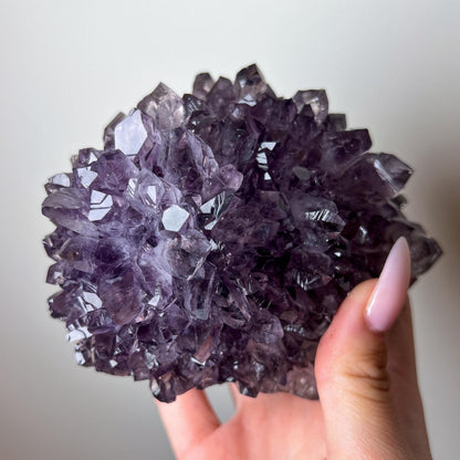 XL Amethyst Flower: Extra Large Crystal Cluster, Purple Mineral