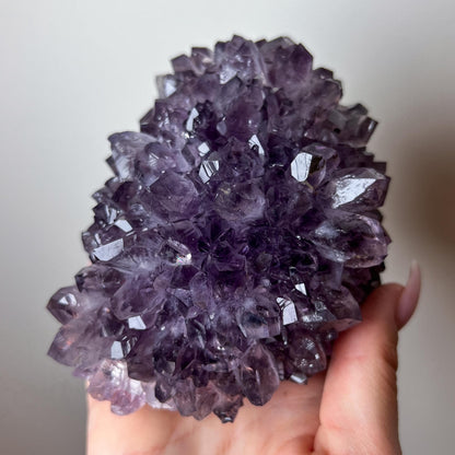 XL Amethyst Flower: Extra Large Crystal Cluster, Purple Mineral