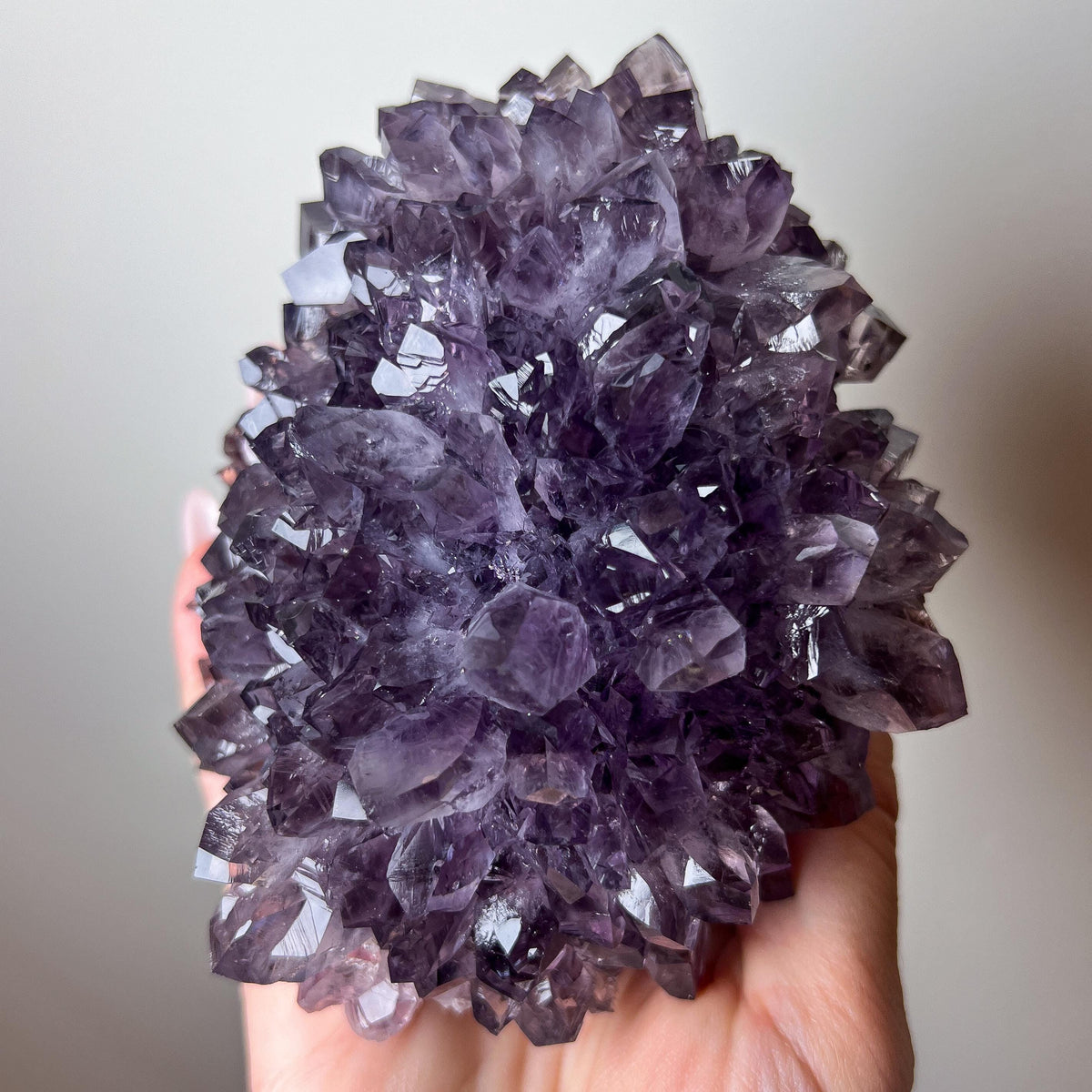 XL Amethyst Flower: Extra Large Crystal Cluster, Purple Mineral