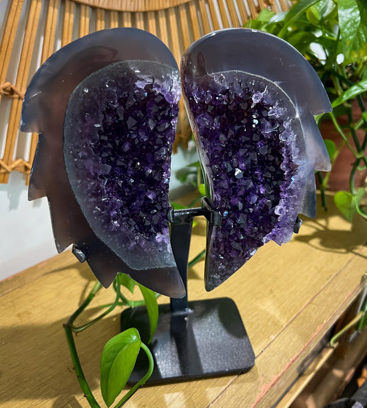Amethyst Angel Wings